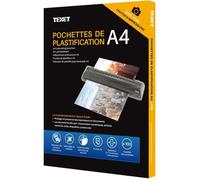 100 Feuilles de plastification A4 150 microns