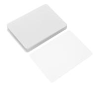 100 Feuilles de Plastification en PVC 95x66mm, Blanches | Film Thermique Protecteur, Finition Brillante, Anti-salissures et Fermeture Étanche, pour Posters et Documents