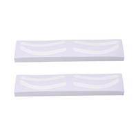100 Feuilles de Pochoirs à Sourcils, Autocollants Adhésifs Jetables pour Façonner les Sourcils, Autocollants pour Sourcils, Ruban de Forme, Autocollants Auxiliaires de (TYPE C)