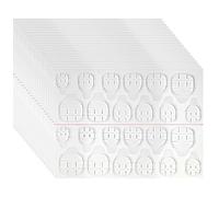 100 feuilles d'onglets adhésifs pour ongles, transparents, super collants, imperméables, double face, autocollants de colle pour nail art, gel à presser sur les ongles, autocollants de colle