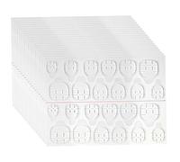 100 feuilles d'onglets adhésifs pour ongles, transparents, super collants, imperméables, double face, autocollants de colle à ongles pour nail art, gel à presser sur les