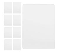 100 Feuilles Feuilles de Plastification en PVC Transparentes pour Cartes | Finition Brillante, Effet Anti-reflet, Protection les Taches, pour Carte D'identité et Cartes Flash