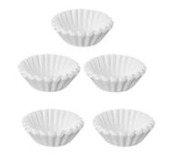 100 Feuilles Filtres à Café en Papier Blanc, Forme Bol, Fine