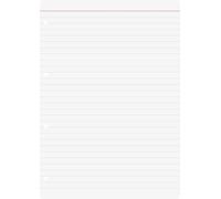 100 feuilles lignées A4