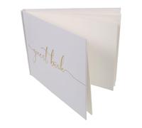 100 Feuilles Livre D’or de Mariage, Album Photo et Notes | Design Minimaliste Moderne, Reliure Soignée, pour Réception, Table D’accueil, Stickers et Tirages Instantanés
