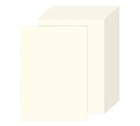 100 feuilles Papier A4-80g / m², Papier d’Impression Premium Polyvalent,Feuilles Blanches pour Bricolage,Artisanat,Construction, Traçage et Croquis - ivoire