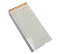 100 Feuilles Papier Cartes de Pointage pour Employés | Suivi des Présences, Usage en Usine et Bureau, Fiche Pratique, Enregistrement Quotidien, Lot de Cent Couleur Aléatoire
