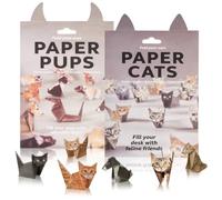 100 Feuilles Papier Chats Origami, Kit Origami en Papier pour Chat, Kit de Paper D'origami Animal, Paper Origami Chats et Chiens Kit, Chat en Origamis 3D, DéCoration de Bureau, pour Adultes et Enfants
