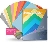 100 feuilles papier couleur A4 120 g/m² kraft impression bricolage loisirs créatifs découpage cartes décoration