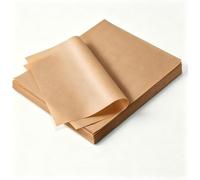 100 Feuilles Papier Cuisson 30x20 cm, Papier Sulfurisé Alimentaire, Papier Journal Anti-Graisse pour Sandwich, Burger, Barbecue, Cuisine de Rue et Mets Raffinés
