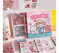 100 Feuilles Stickers Kawaii,D'autocollants Mignons,Autocollants Kawaii Stickers Dessin Animé,Autocollants de Dessin Animé Fille,Pour décorer Agendas,Blocs Notes,Albums Photo,Cahier Kawaii