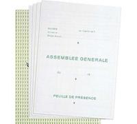 100 Feuillets Exacompta Mobiles Délibérations folioté 4 trous G