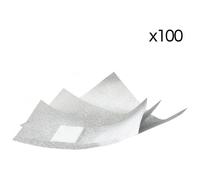 100 Feuillettes Aluminium Pour Dépose Semi-Permanent Sibel