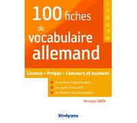 100 fiches de vocabulaire allemand