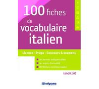 100 fiches de vocabulaire italien