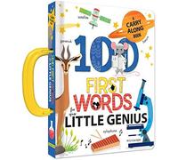 100 First Words For Your Little Genius (Carry-Along Books) Board Book For Babies And Toddlers Early Learning Words For Ages 0-3