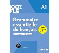 100% FLE - Grammaire essentielle du français A1 - livre + didierfle.app - Clémence Fafa - Didier - broché - Méthode de langue