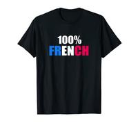 100% Français Français Fièrement France T-Shirt