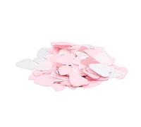 100 g de confettis en papier pailleté rose, et or, confettis écologiques et biodégradables pour décoration de table lors de mariages, de fêtes prénatales et d’anniversaires, (Cœur)