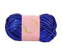 100 g de fil en similicuir brillant, doux et parfait pour divers projets d'artisanat faits à la main tels que les bijoux et la décoration d'intérieur (B)