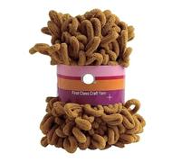 100 g de laine grossière tissée à la main - Fil à oreilles de beignet circulaire for oreillers, couvertures et écharpes(Darkcamel)