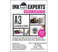 100 G/M² Platinum A3 Premium High Release Dye Sublimation Paper (100)