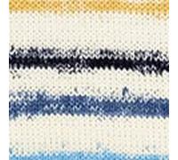 100 g Paraiso - Couleur : 53 - Blanc naturel/bleu/marron/ocre - Ce fil de coton est exactement le bon choix pour les vêtements légers et les accessoires colorés