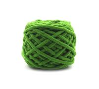 100 g/pelote de fil à tricoter épais Ice Line, fil à tricoter coloré, épais et doux, for tricoter soi-même des écharpes, des chapeaux, des pulls, des couvertures(Green)