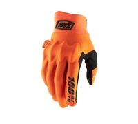 100 Percent Fluorescent Orange/Noir Complet Doigt Homme Taille S Cognito Gants