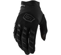 100% Générique Airmatic Hommes Off-Road Gants de Moto - Noir/Charbon de Bois/Moyen