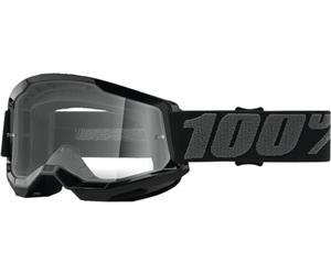 100% Générique Motocross Brille Strata 2 Klar, Schwarz, HU-GOG-1055