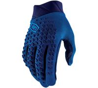 100% Geomatic Gants de vélo, bleu foncé, Taille M