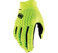 100% Geomatic Gants de vélo, Jaune néon, Taille S