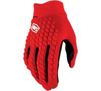 100% Geomatic Gants de vélo, Rouge, Taille S