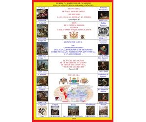 100 gloriosos poemas del más alto ejemplo de heroísmo sobre mi amada madre España inmortal, cuna de héroes