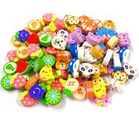 100 Gommes Pour Enfants,Gommes À Effacer D'animaux Mignons,Gommes À Crayons,Gommes De Dessin Animé,Adaptées Aux Récompenses De Devoirs,Prix De Récompenses En Classe,Cadeaux Pour Enfants