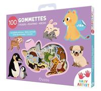 100 gommettes - les bébés animaux