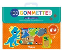 100 gommettes - les dinosaures - - Ivan Calmet - Auzou Philippe Eds - Livre-jeu