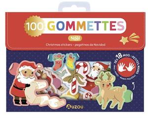 100 gommettes - noël - - Borghild Fallberg - Auzou Philippe Eds - Jeux livres objets
