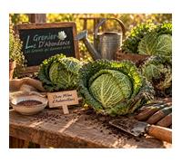 100 graines à semer - Le Grenier d'Abondance - CHOU Milan d'Aubervilliers - Brassica oleracea