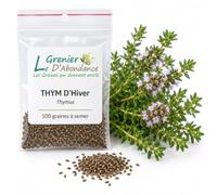 100 graines Aromatiques à semer - LGA Graines - THYM D'Hiver - Thymus | Thymus, À semer