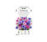 100 Graines de Centaurée des Champs 'Blue & Rose Shades' (Bleuet) - Mélange de Fleurs Sauvages aux Nuances Bleues & Roses - Annuelle Mellifère pour Bouquets