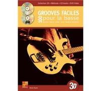 100 grooves faciles pour la basse en 3D - 1 Livre + 1 CD + 1 DVD