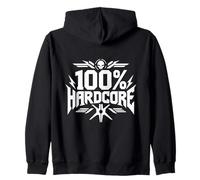 100% Hardcore Rave Techno Industrial Électro Nocturne Sweat à Capuche