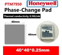 100% Honeywell-PTM7950 0.25mm tampon thermique 8.5 W/mk changement de Phase coussin en Silicone ordinateur portable CPU GPU pâte thermique conductrice graisse 80x40x0.25mm