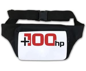 + 100 Horse Power Up Drag Race Sac banane Blanc