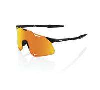 100% Hypercraft Glasses - Matte Black / HiPER Red Multilayer Mirror Lens