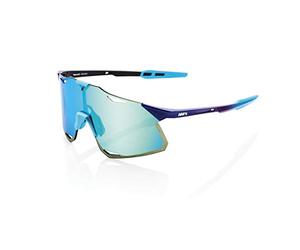 100% Hypercraft Lunettes de soleil pour homme, bleu, unique