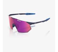 100% - Hypercraft SQ Photochromic Cat 0-3 - Lunettes vélo Satin Storm Metallic - Purple Mirror Cat 2