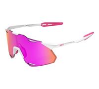 100% HYPERCRAFT XS Blanc mat/Rose - Verres miroir rose vital HiPER